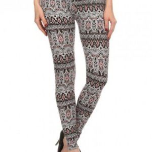 Shosho Tribal Boho Print Leggings